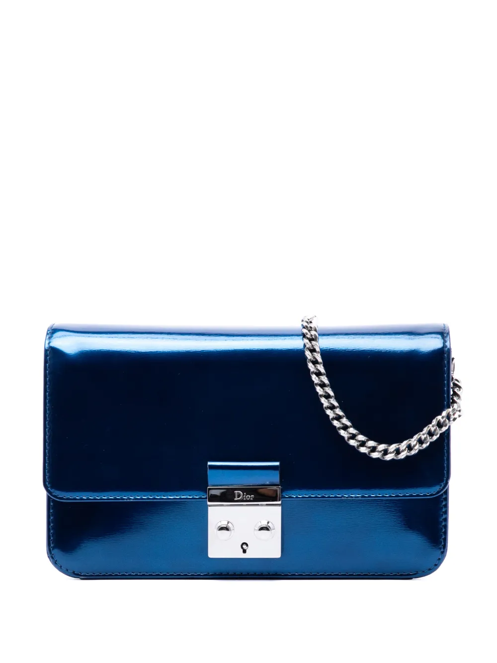 Christian Dior Pre-Owned 2016 Patent Miss Dior Promenade crossbody bag - Blue