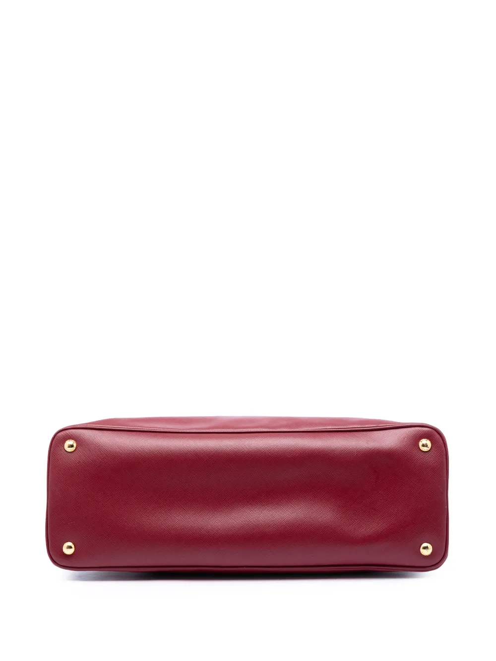 Prada Pre-owned 2010-2026 Extra Large Saffiano Lux Promenade Satchel in Red, view 4