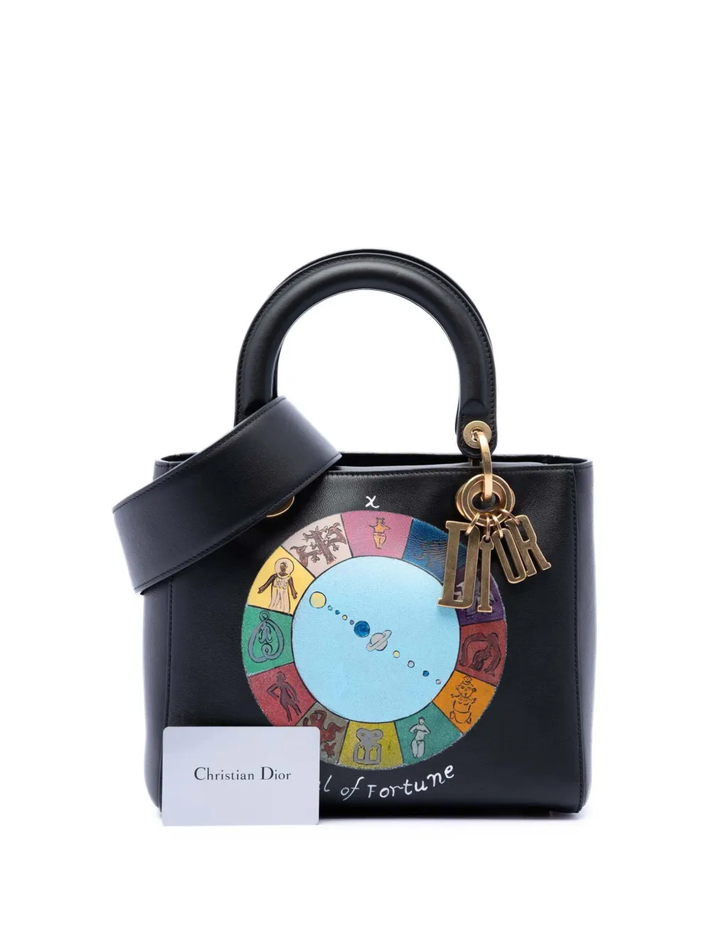 Christian Dior Pre-Owned 2017 Medium Calfskin Wheel Of Fortune
