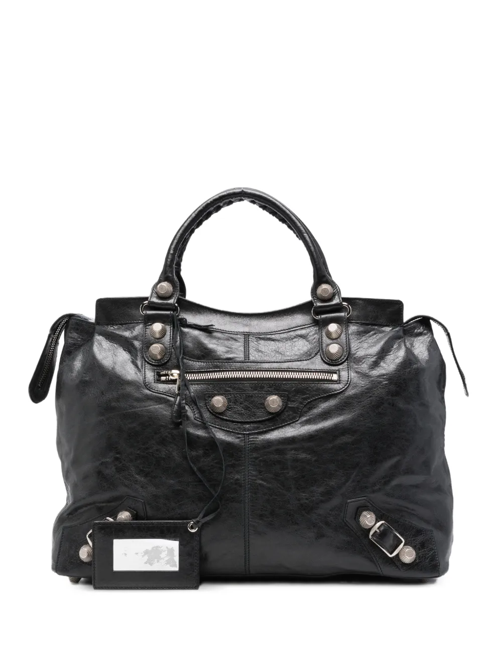 Balenciaga Pre-Owned 2000s Giant City leather shoulder bag - Schwarz