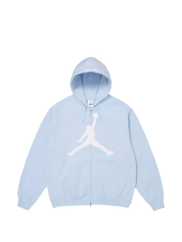 Supreme x Jordan ジップアップ パーカー | ブルー | FARFETCH JP
