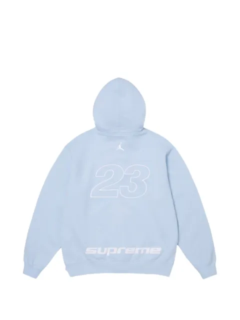 Supreme x 조던 집업 후드