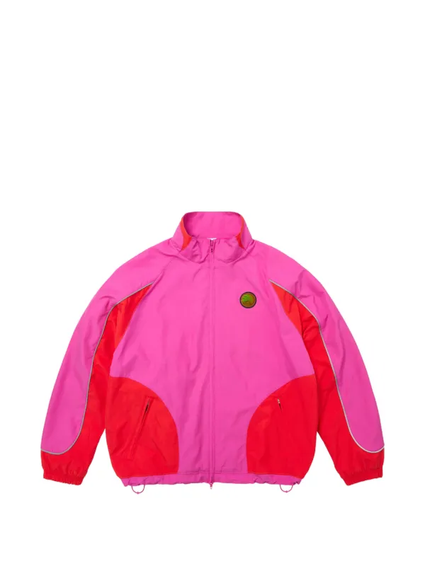 Supreme x Jordan logo-print Jacket | Pink | FARFETCH NO