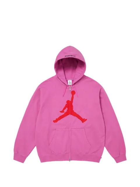 Supreme sudadera con capucha y parche del logo de Supreme x Jordan