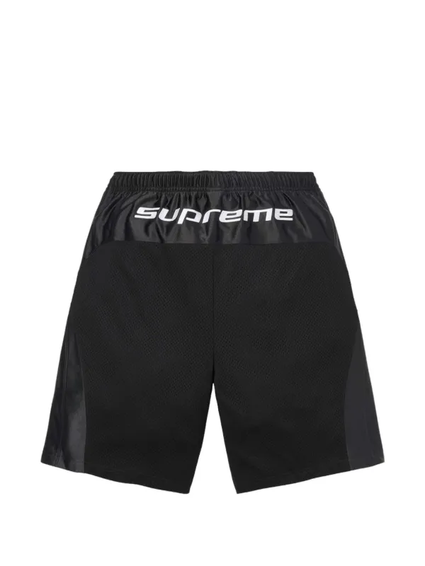 Supreme x Jordan logo-patch Shorts | Black | FARFETCH SG