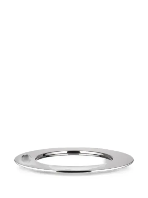 Alessi polished round charger plate