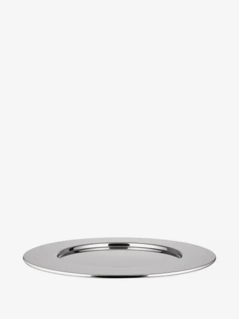 Alessi polished round charger plate