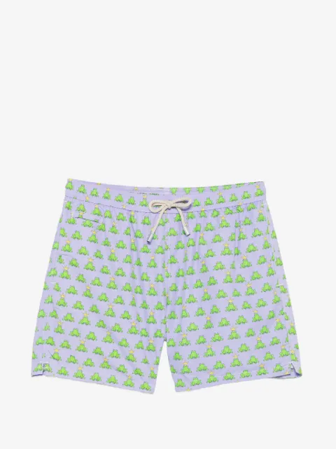 MC2 Saint Barth frog-print swim shorts