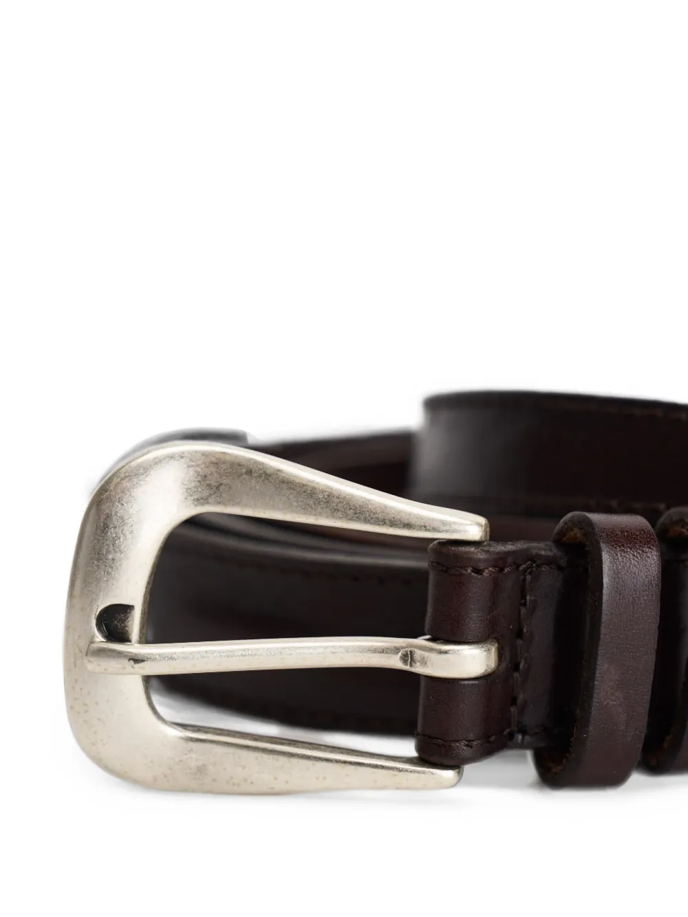 Orciani Leren riem Bruin