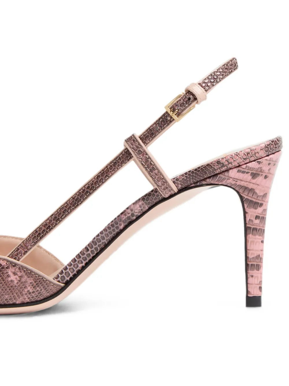 Valentino Garavani Vlogo Signature slingback pumps in tejus 80mm Roze