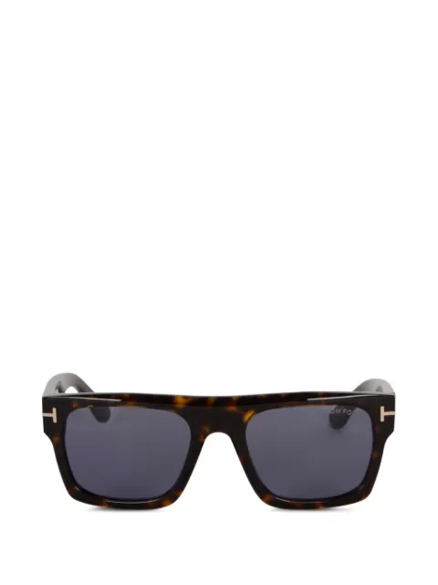 TOM FORD Eyewear tortoiseshell-effect square-frame sunglasses
