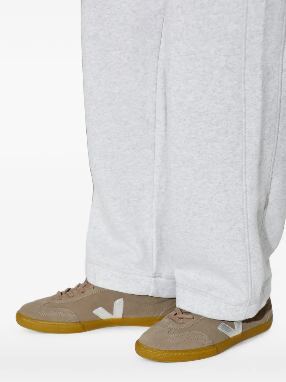 VEJA Volley suède Moonrock zilveren sneakers Grijs