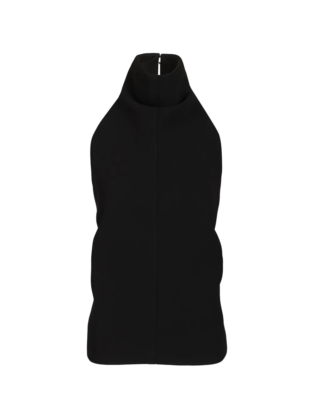 KHAITE Rone blouse met halternek en gesp aan de achterkant Zwart