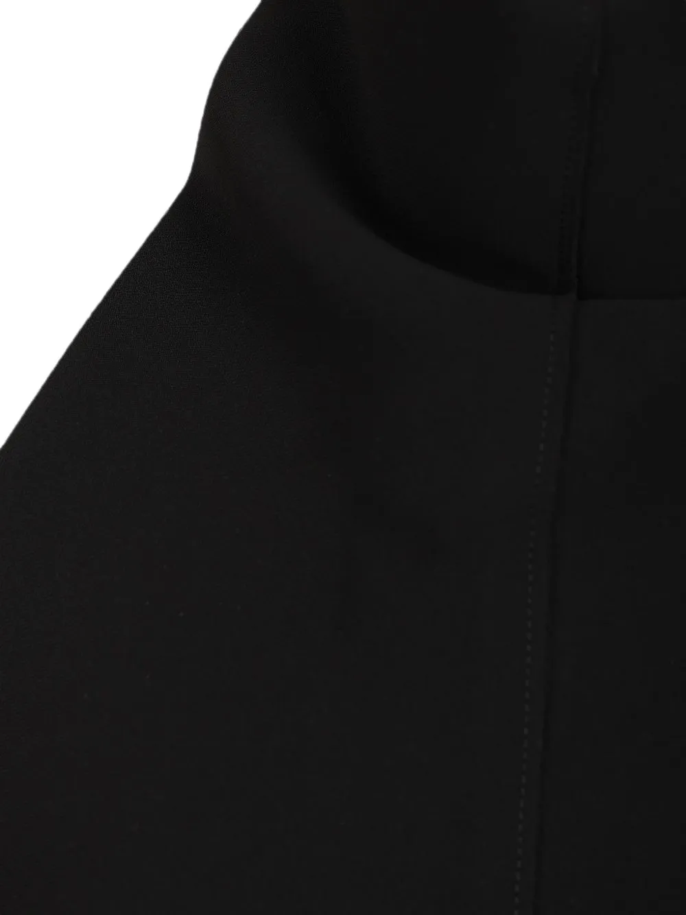 KHAITE Rone blouse met halternek en gesp aan de achterkant Zwart