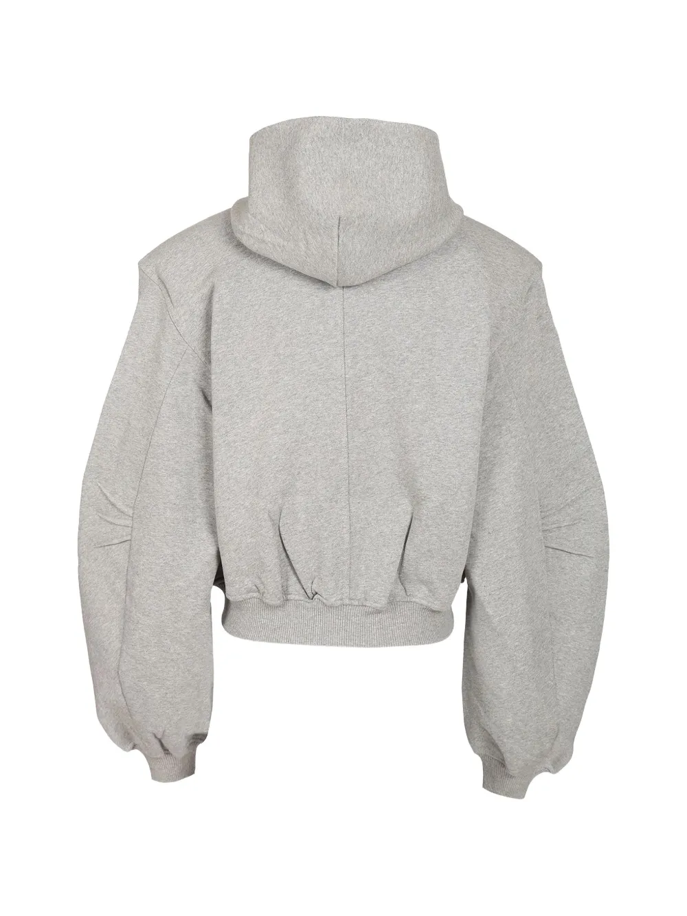 The Attico Hoodie met geborduurd logo Grijs