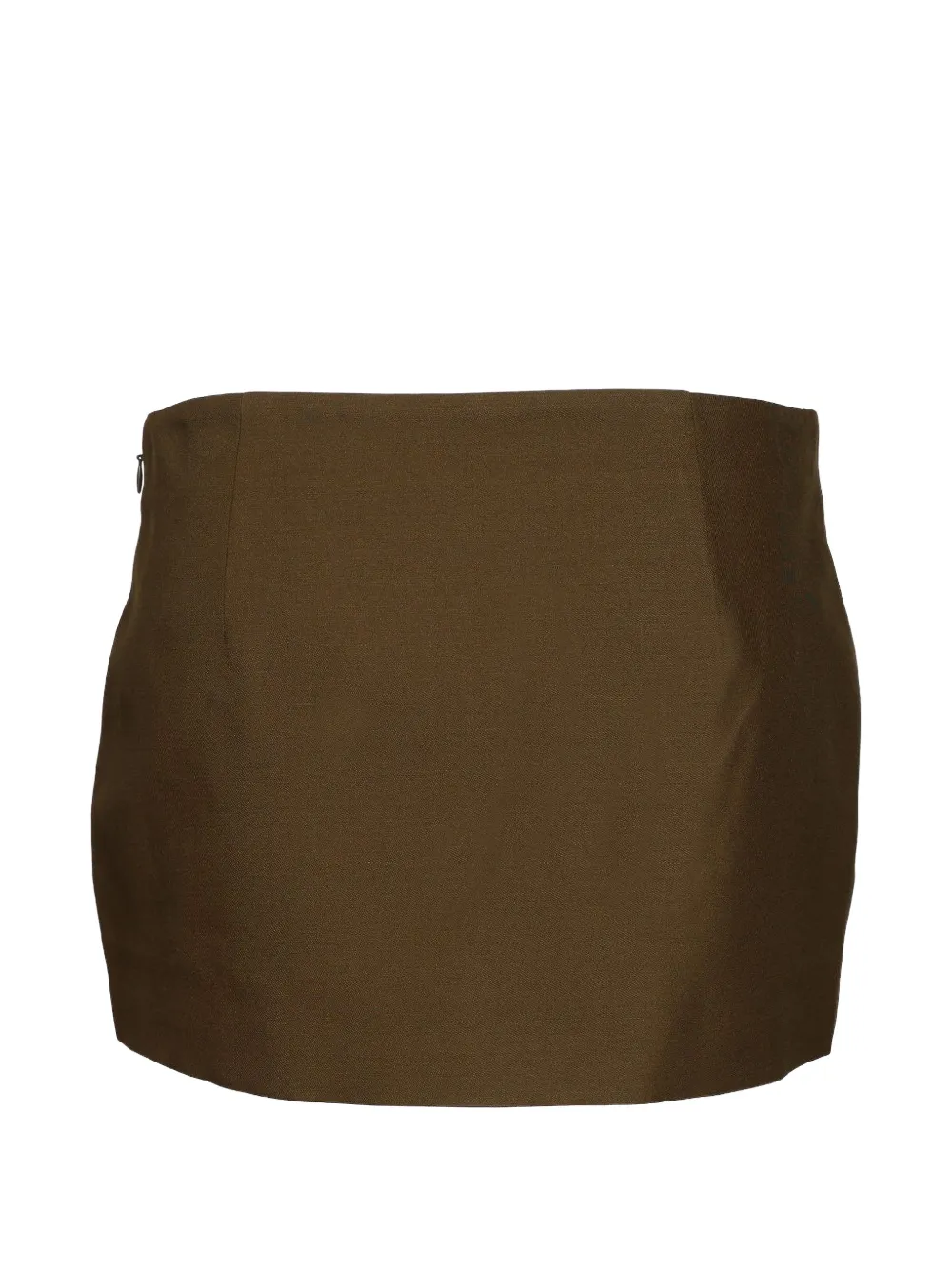 KHAITE Jett mini skirt - Verde