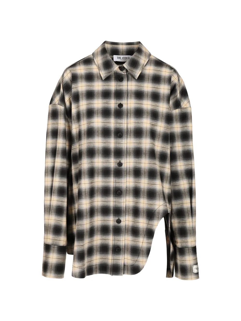 The Attico check-pattern shirt - Neutrals