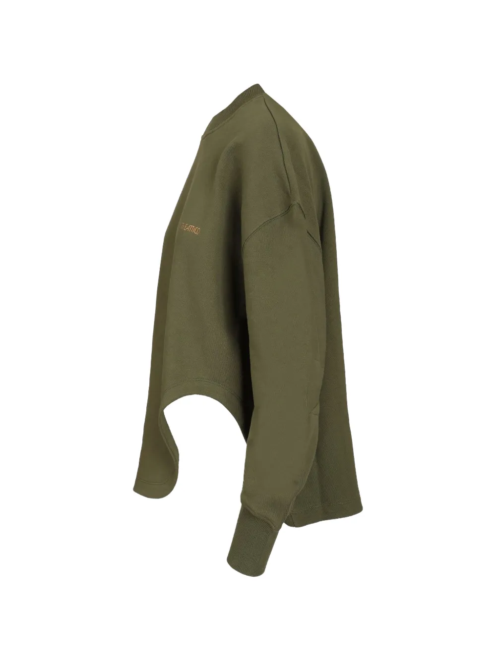 The Attico Sweater met geborduurd logo Groen