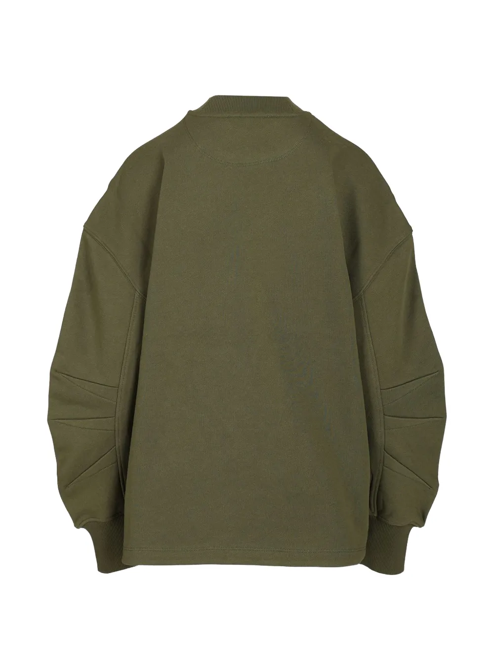The Attico Sweater met geborduurd logo Groen