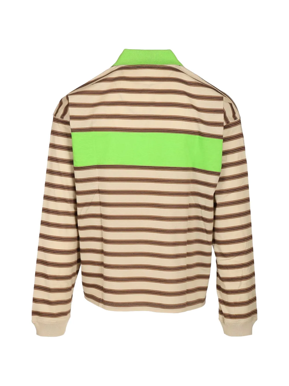 Versace Gestreept poloshirt Bruin