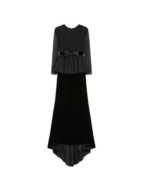Valentino Garavani long dress in sablé velvet
