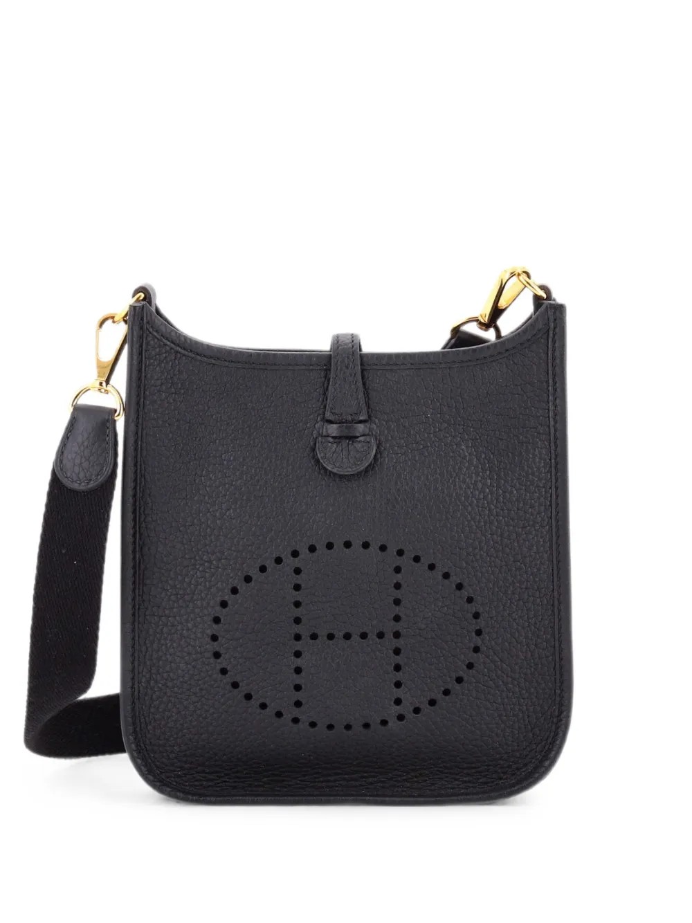 Hermès Pre-Owned Borsa a tracolla Evelyne Gen III TPM in pelle Clemence - Nero