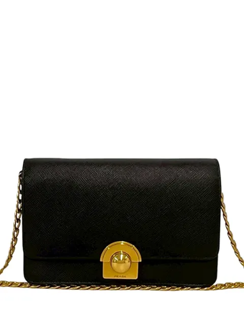 Prada Pre-Owned 2010-2026 Saffiano Chain crossbody bag