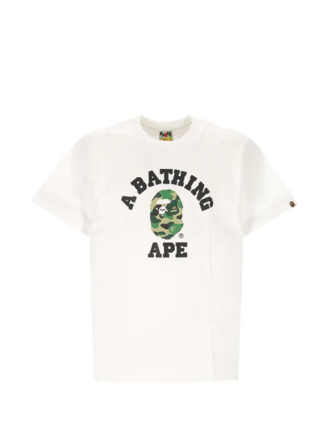 A BATHING APE® logo-print cotton T-shirt