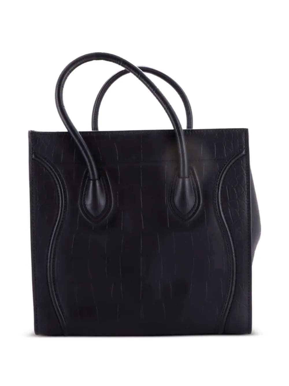 Celine Pre-Owned ファントム クロコエンボスレザー ミディアム