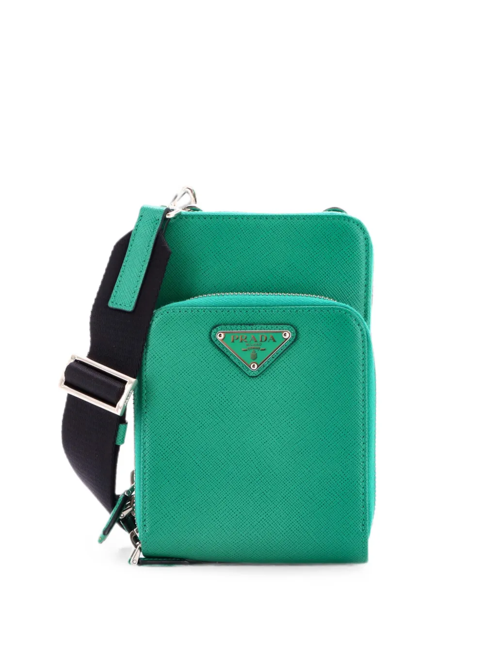 Prada Pre-Owned Borsa a tracolla con tasca frontale - Verde