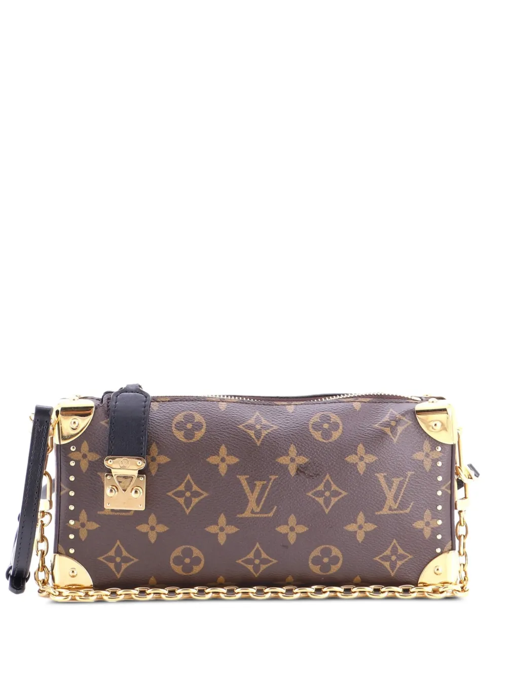 Louis Vuitton Pre-Owned Borsa a spalla Slim Soft Trunk Reverse con monogramma - Marrone