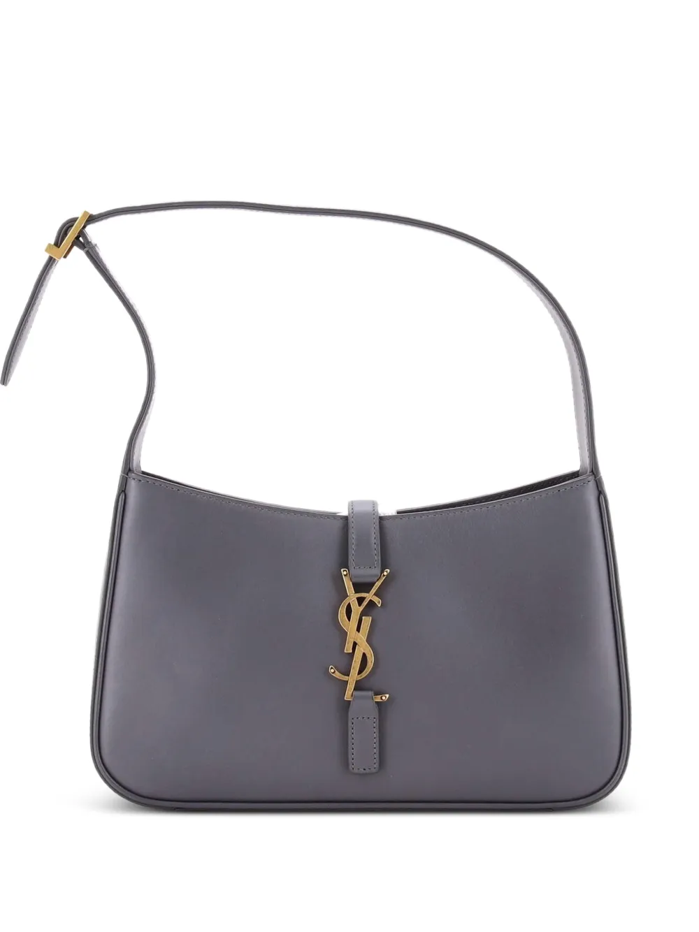 Saint Laurent Pre-Owned Borsa passepartout Le 5 a 7 piccola in pelle - Grigio