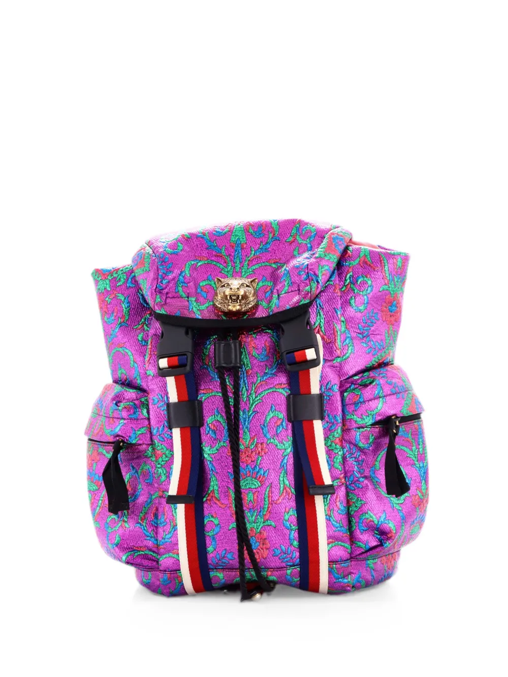 Gucci Pre-Owned Zaino Techpack Brocade - Effetto metallizzato