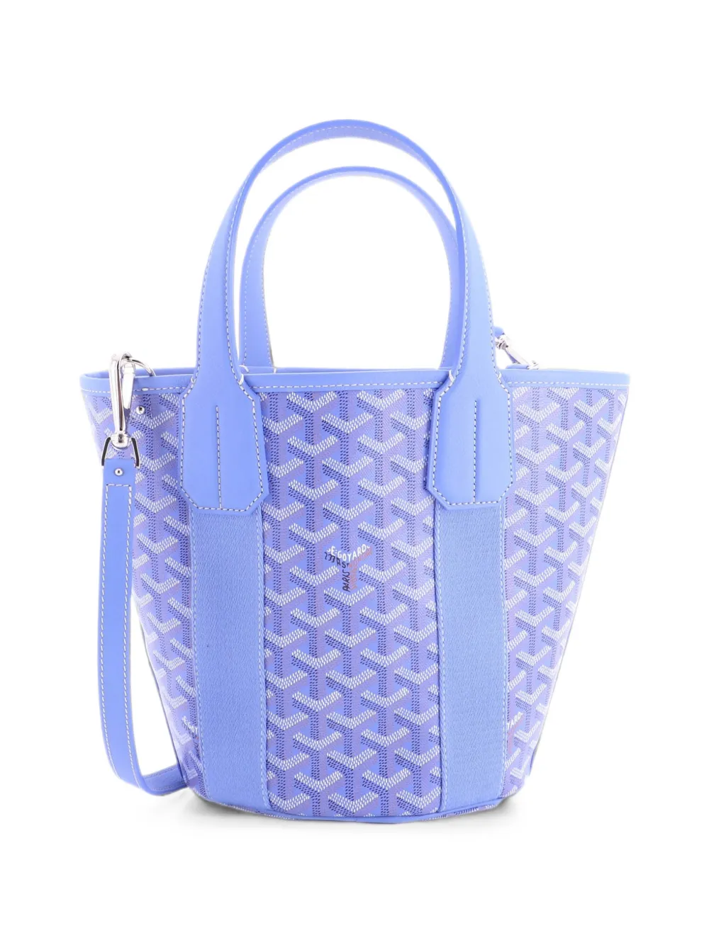 Goyard Pre-Owned Borsa tote Belharra PM in tela cerata - Blu