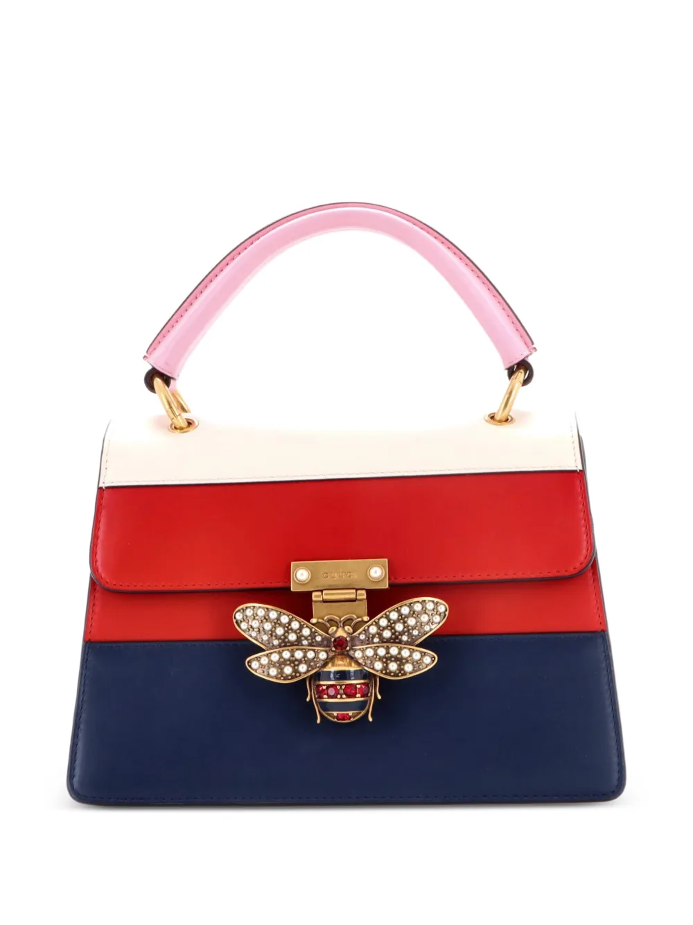 Gucci Pre-Owned Borsa a tracolla Queen Margaret piccola in pelle con manico - Multicolore