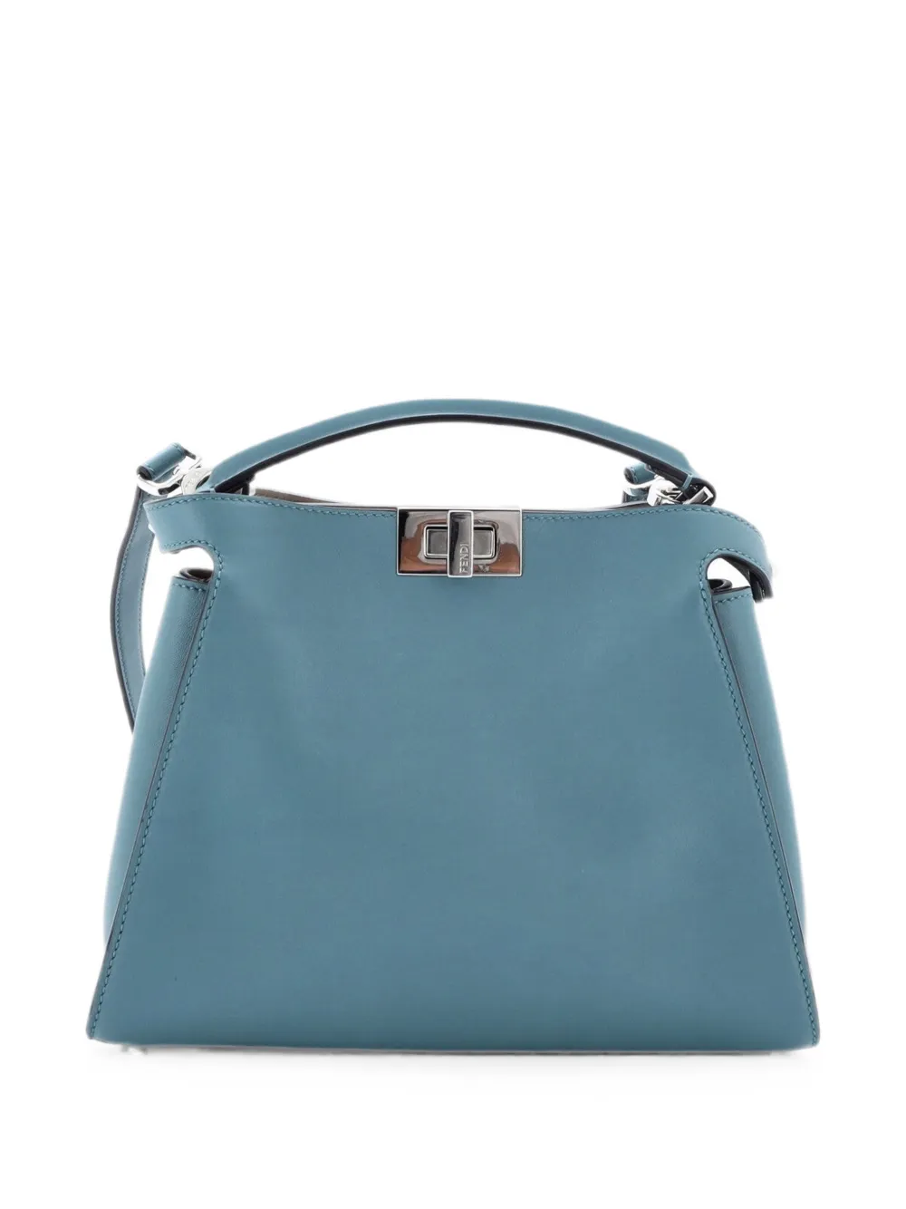 Fendi Pre-Owned Borsa a tracolla Peekaboo Essentially in pelle - Blu