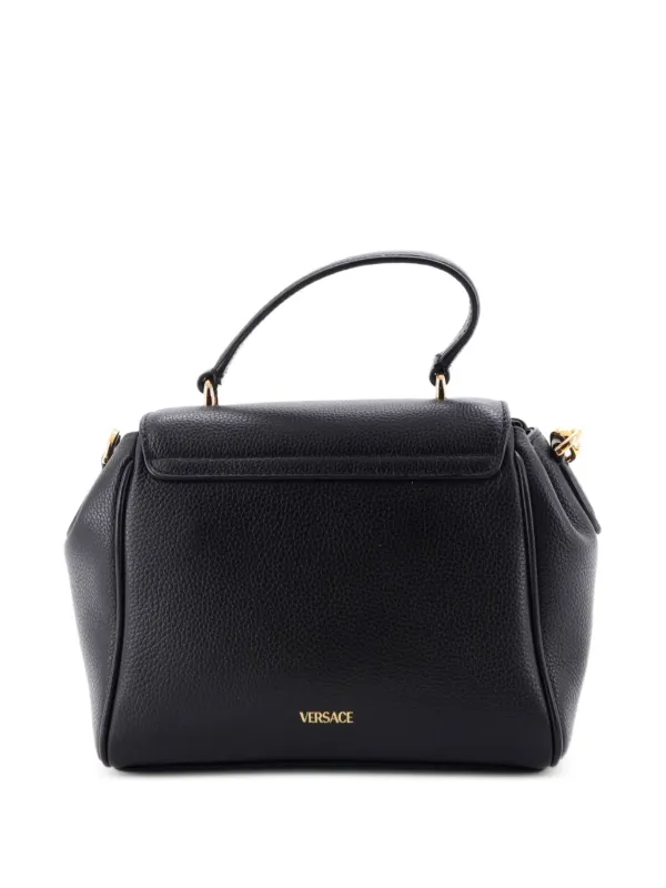 Versace Pre-Owned Virtus Top Handle Bag Leather Small Shoulder Bag