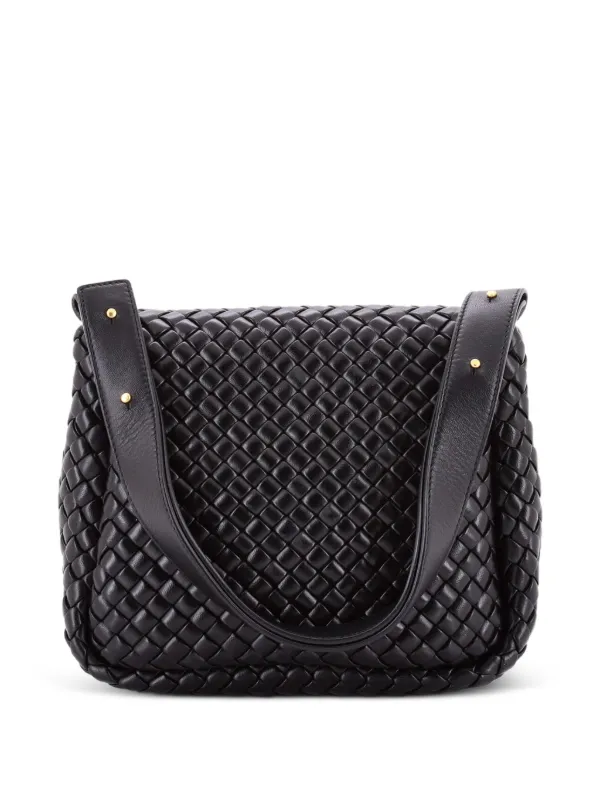 Bottega Veneta Pre-Owned コブル フラップ パデッド イントレチャート 