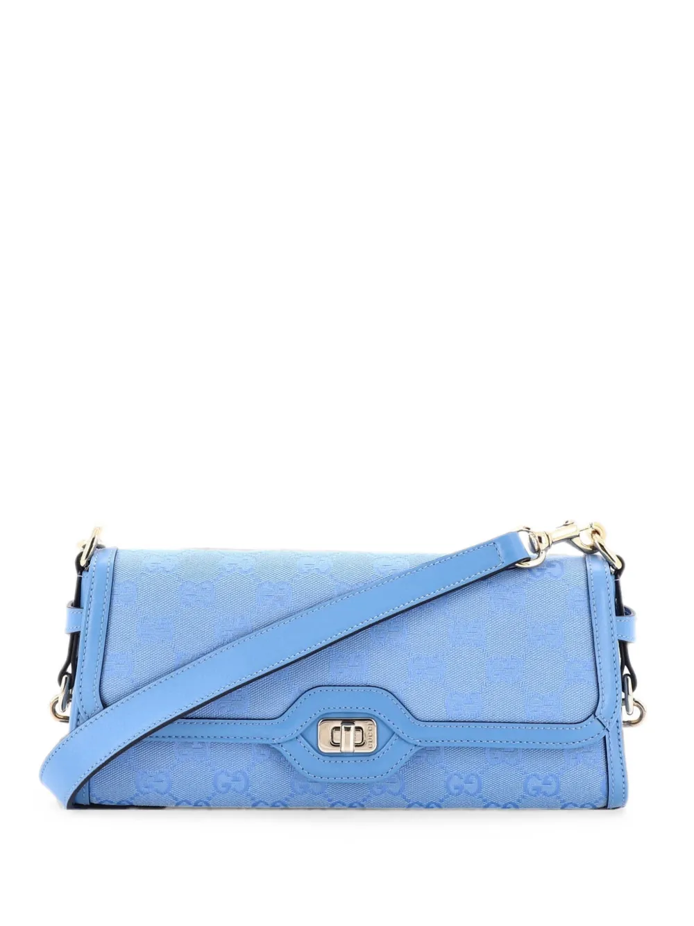 Gucci Pre-Owned Borsa a spalla Luce piccola in tela - Blu