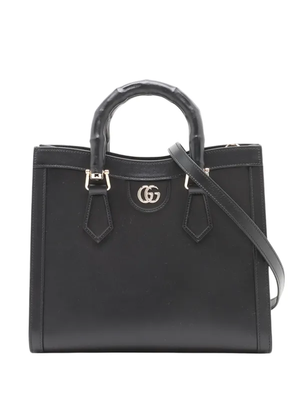 Gucci Pre-Owned 2016-2026 ミディアム カーフスキン バンブー