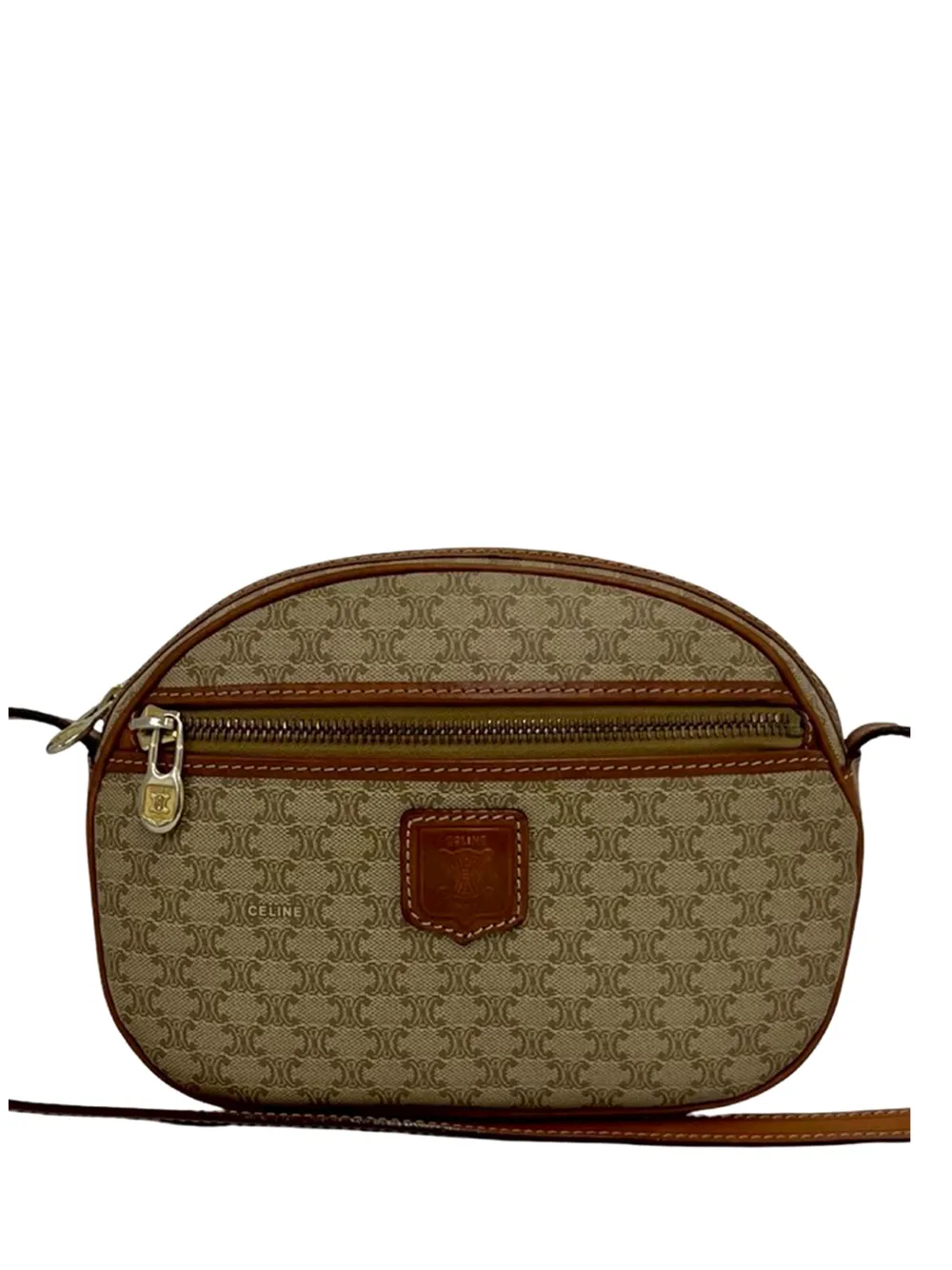 Celine Pre-Owned Borsa a tracolla Macadam in tela cerata 2012 - Toni neutri