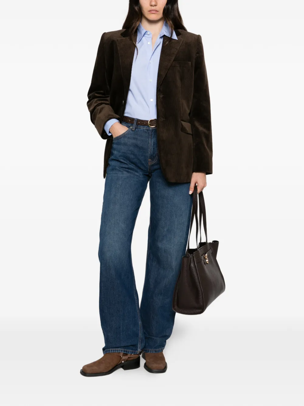 Nili Lotan Button-down blouse Blauw