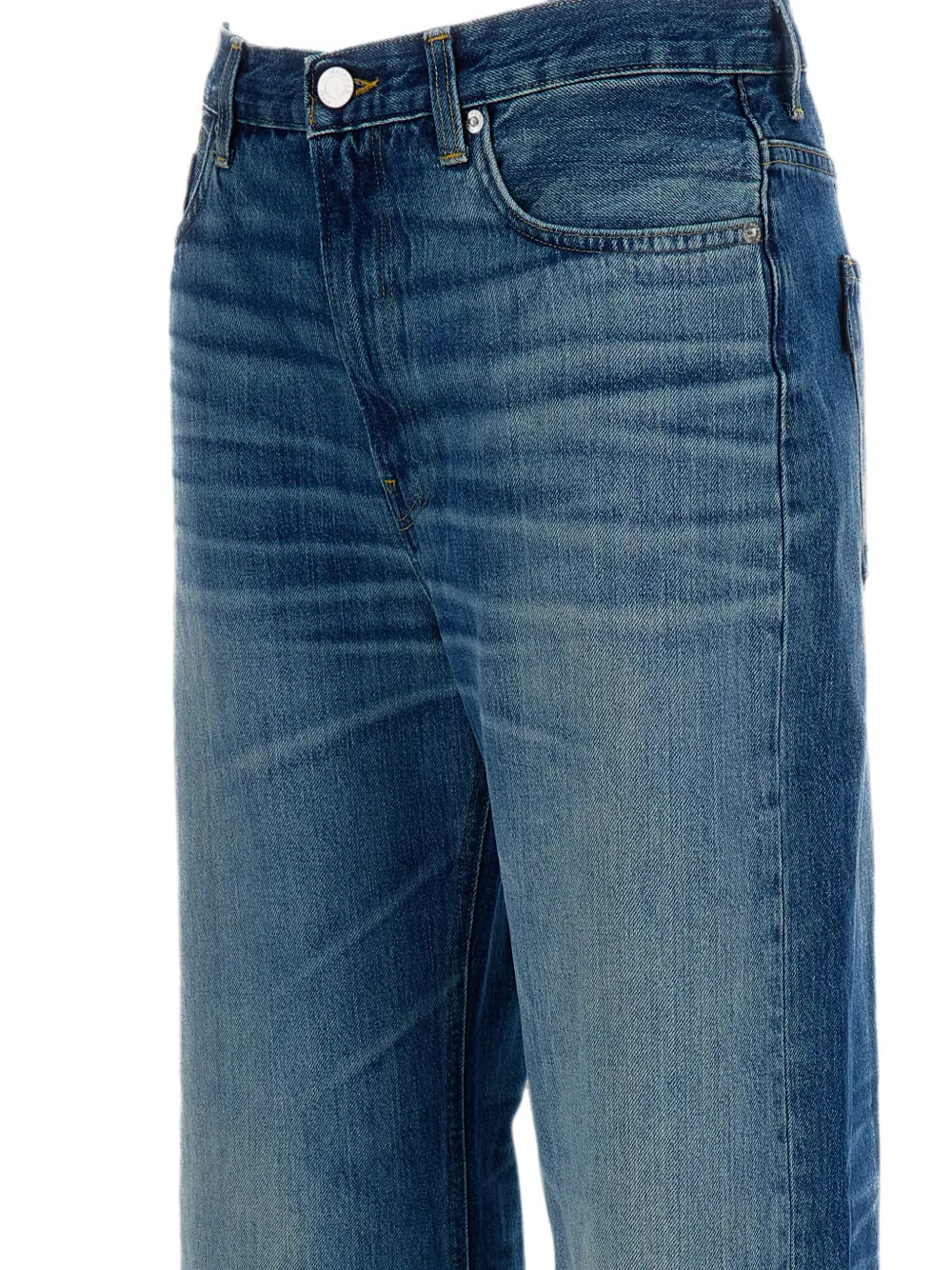 Haikure Winny faded wide-leg jeans Blauw