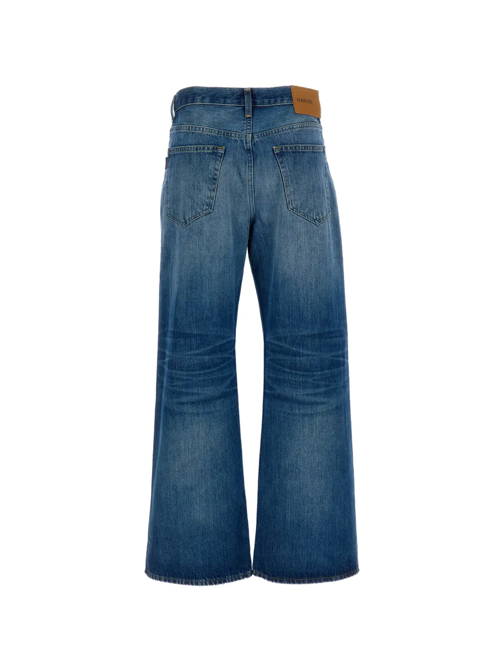Haikure Winny faded wide-leg jeans Blauw