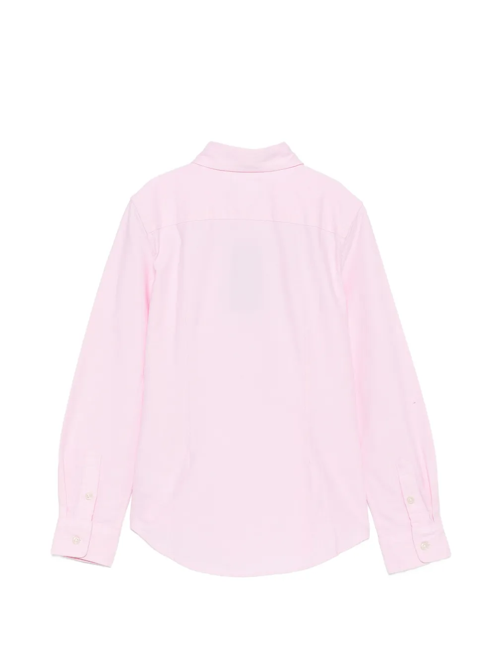 POLO RALPH LAUREN KIDS Shirt met geborduurd logo en knopen Roze