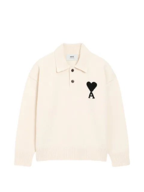 AMI Paris logo-detail sweater