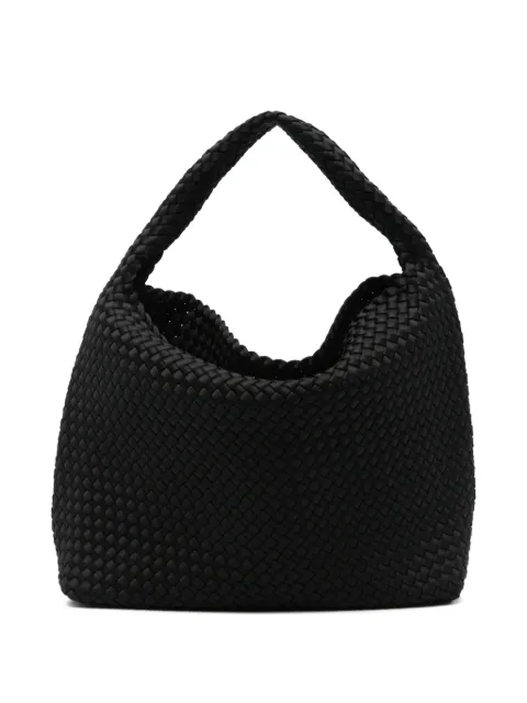 MARREA large woven-design shoulder bag