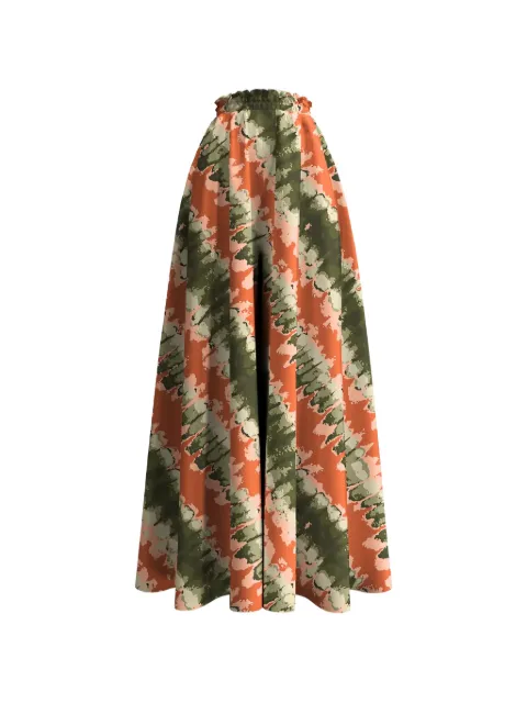 DIARRABLU Jant abstract-print high-waisted trousers