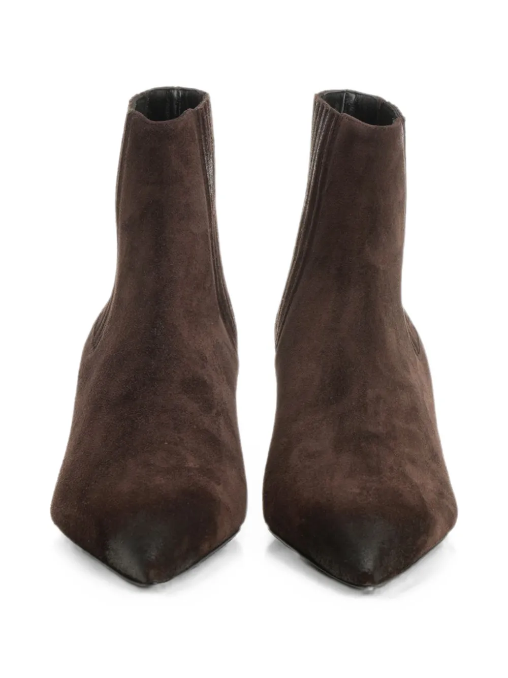 The Attico Cheope pointed-toe ankle boots Bruin
