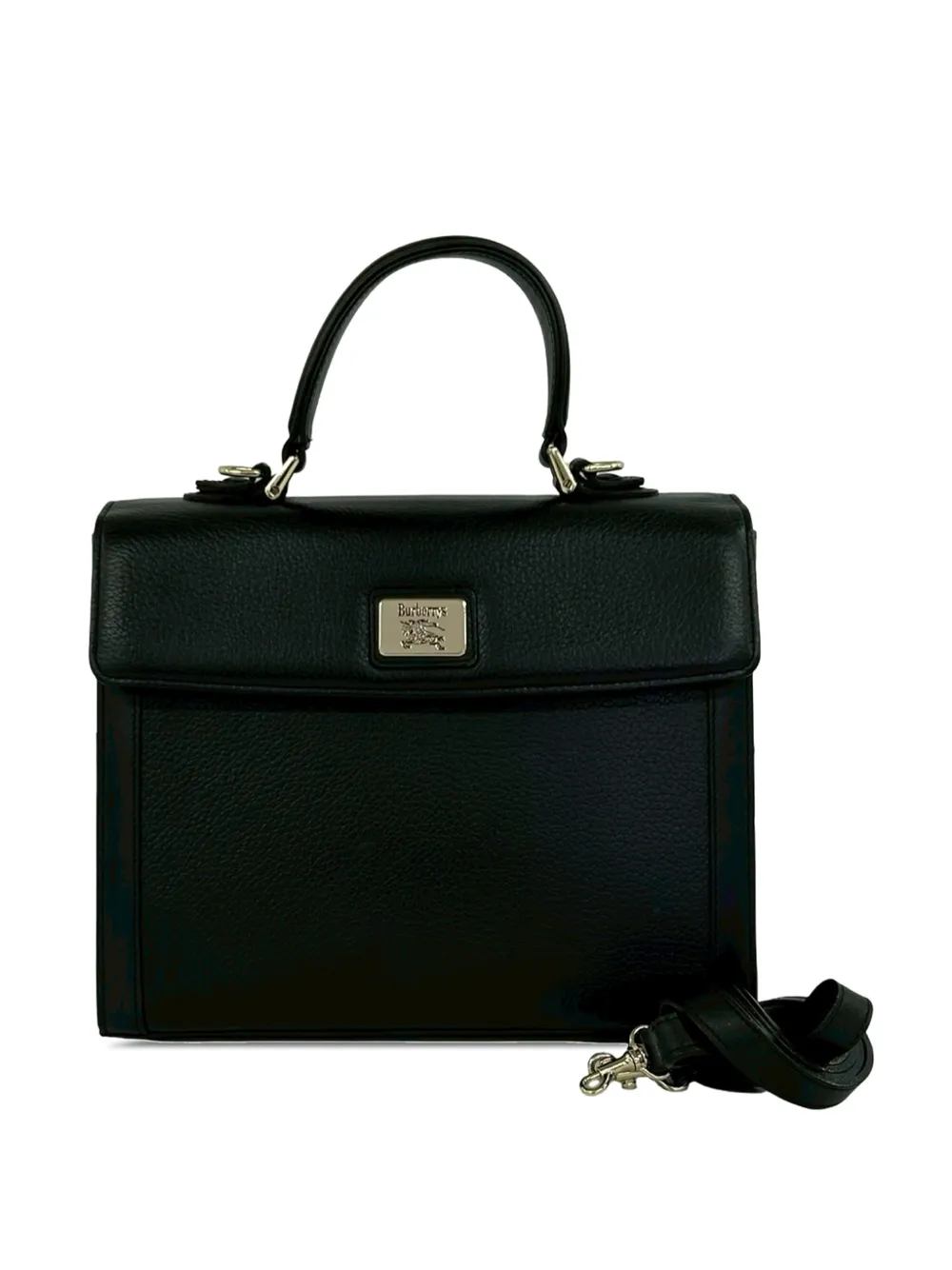 Burberry Pre-Owned Borsa a tracolla in pelle XX secolo - Nero